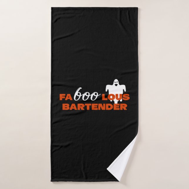 Bartender Halloween   Bath Towel (Bath Towel)