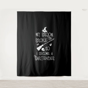 Bartender Halloween Tapestry