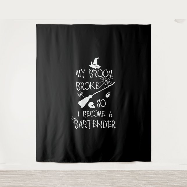 Bartender Halloween    Tapestry (Front)
