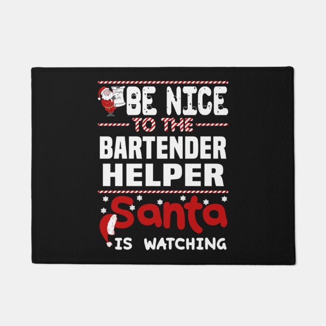 Bartender Helper Doormat (Front)