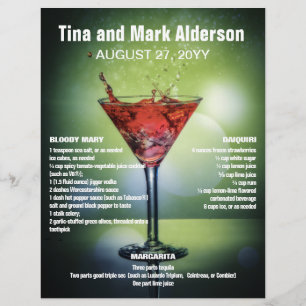 Bartender Hosting Promotional Sheet