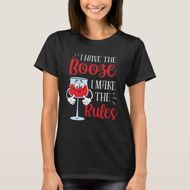 Bartender Humor Mixologist Xmas Booze Fun Christma T-Shirt (Front)