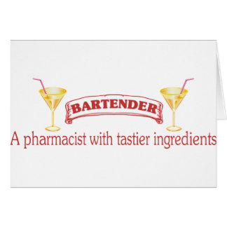 Bartender Is A Pharmacist