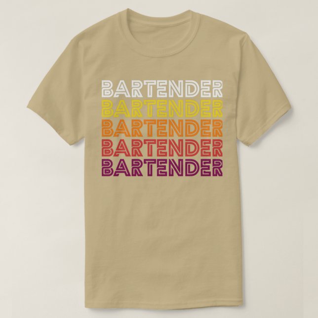 Bartender Lovers 2022 T-Shirt (Design Front)