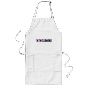 Bartender made of Elements Long Apron