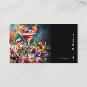Bartender Mixologist Business Cards