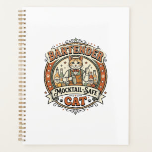 Bartender Mocktail-Safe Cat Bartender Mocktail-Saf Planner