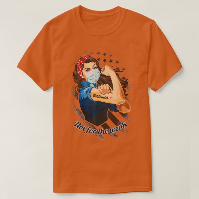 Bartender Not for the weak T-Shirt (Design Front)