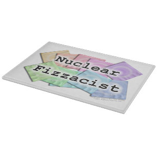 Bartender - Nuclear Fizzacist GLASS CUTTING BOARDS