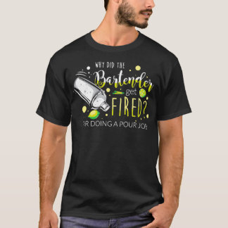 Bartender Party Cocktail Shaker Pun 12 T-Shirt