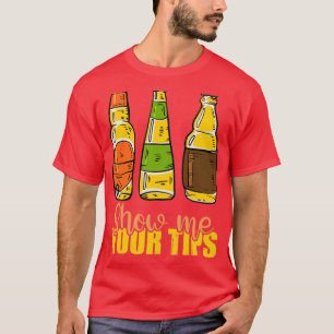 Bartender Party Cocktail Tip Pun T-Shirt