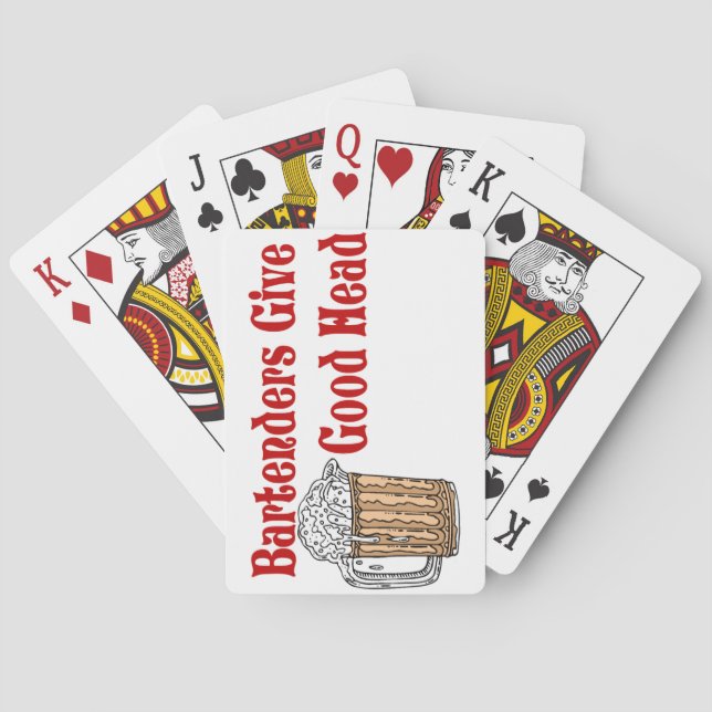 Bartender Playing Cards (Back)