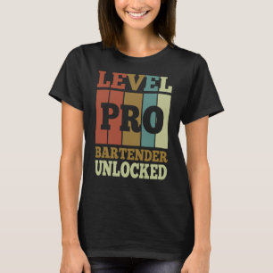 Bartender Pro Unlocked Vintage Style Unique T-Shirt