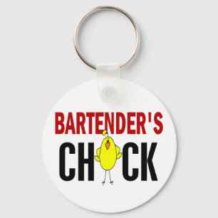 BARTENDER’S CHICK KEY RING