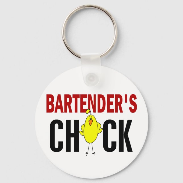 BARTENDER’S CHICK KEY RING (Front)