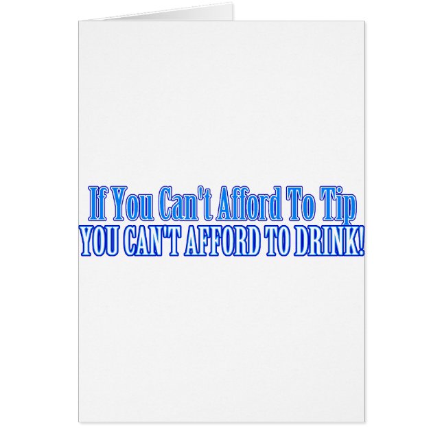 Bartender Saying (Front)