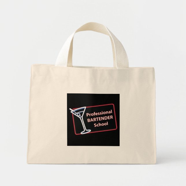 Bartender School Tote Bag (Front)