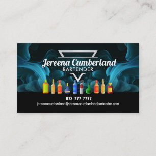 Bartender Slogans Business Cards