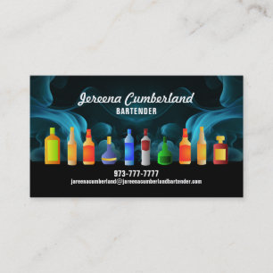 Bartender Slogans Business Cards