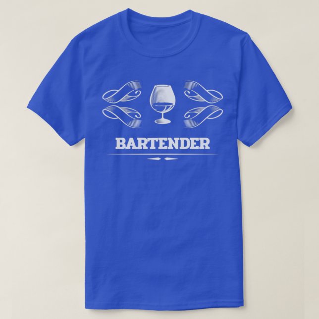 Bartender Snifter T-Shirt (Design Front)