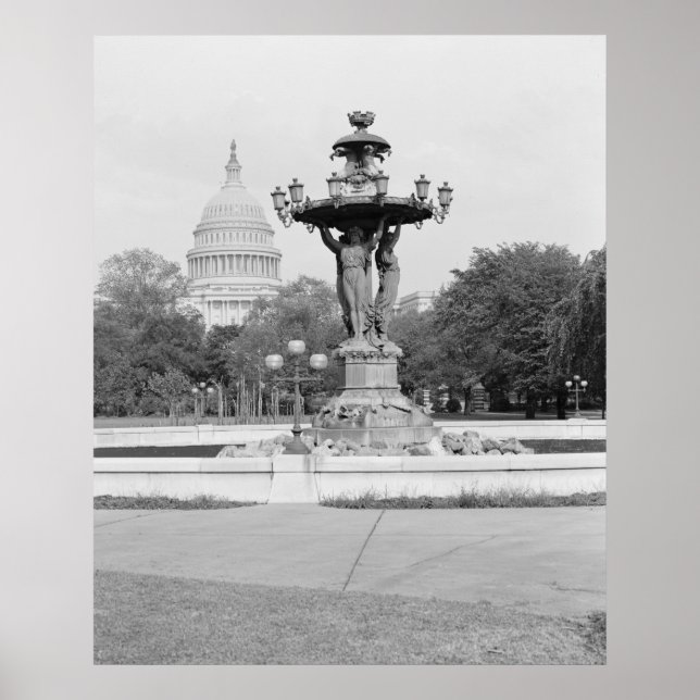 Bartholdi Fountain Poster (Front)