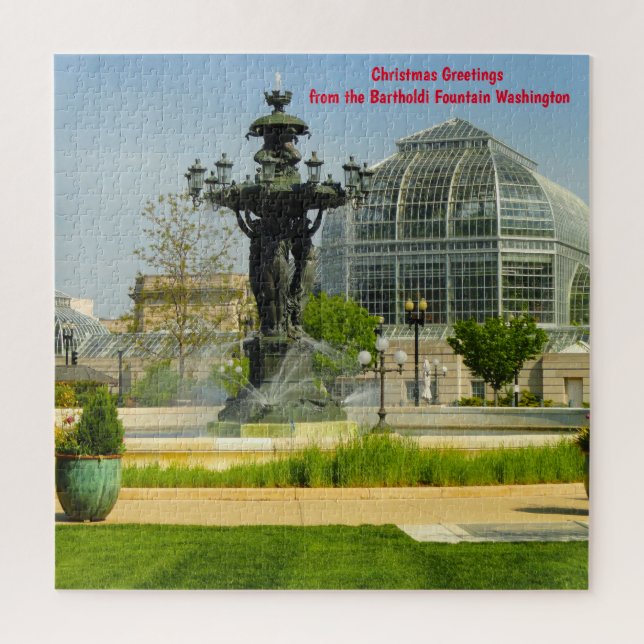Bartholdi Fountain Washington DC. Jigsaw Puzzle (Vertical)