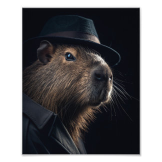 Bartholomew "Barty" Quibble - Capybara Photo Print