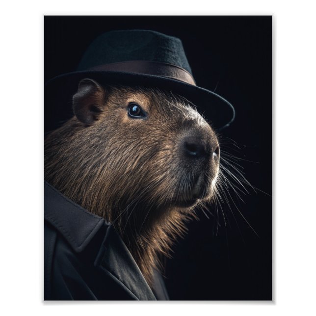 Bartholomew "Barty" Quibble - Capybara Photo Print (Front)