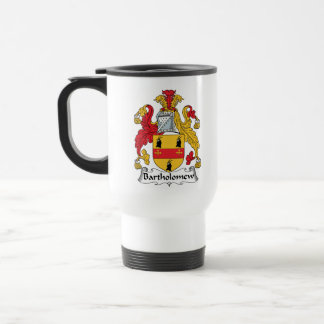 Bartholomew Family Crest Travel Mug