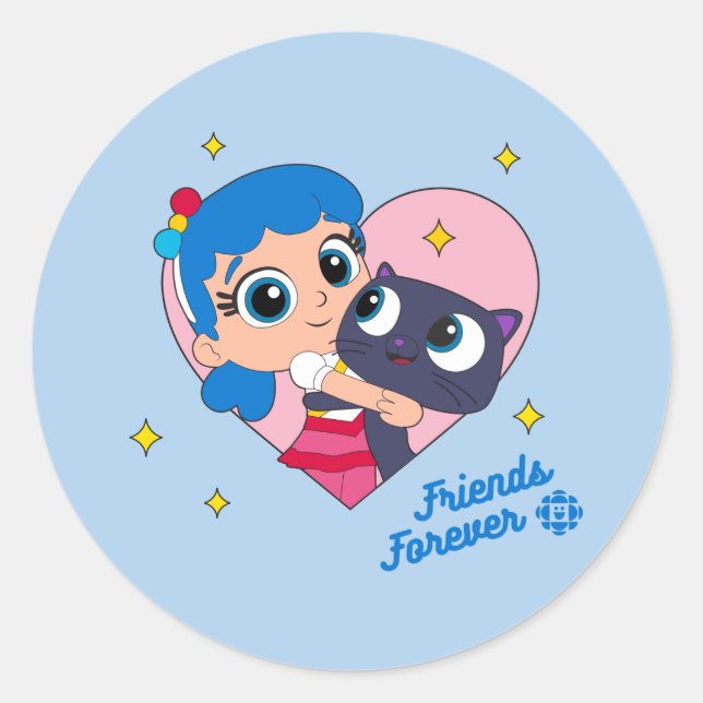 Bartleby - Friends Forever Classic Round Sticker (Front)
