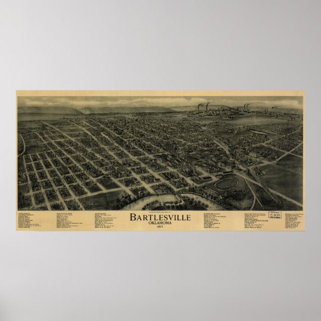 Bartlesville, Oklahoma Poster (Front)