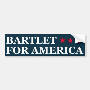 Bartlet For America Bumper Sticker
