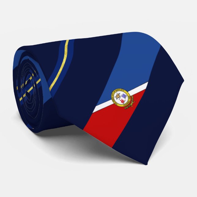Bartlett (Tennessee) city flag Neck Tie (Rolled)