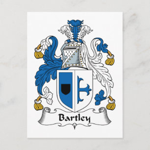 Bartley Family Crest Postcard