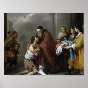 Bartolome Esteban Murillo-Return of the Prodigal Poster