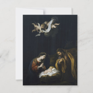 Bartolomé Esteban Murillo The Nativity  Holiday Card
