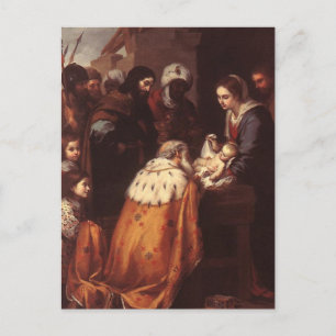 Bartolome Murillo - The Adoration of the Magi Postcard