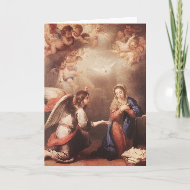 Bartolome Murillo - The Anunciation Card (Front)