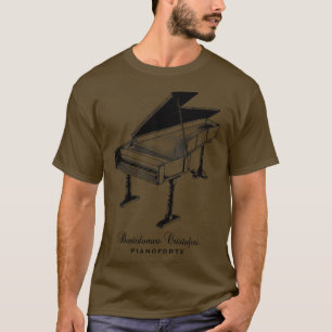 Bartolomeo Cristofori Pianoforte Piano Music T-Shirt