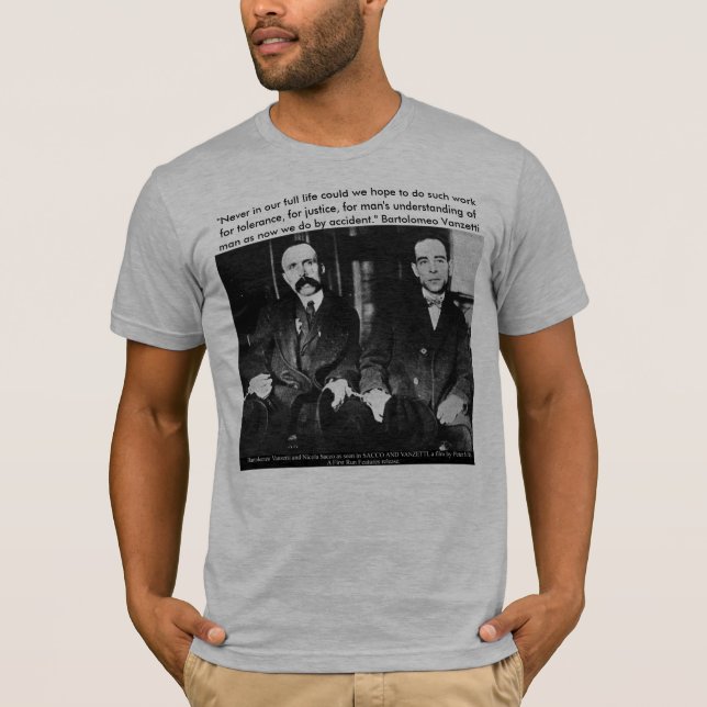 Bartolomeo Vanzetti T-Shirt (Front)