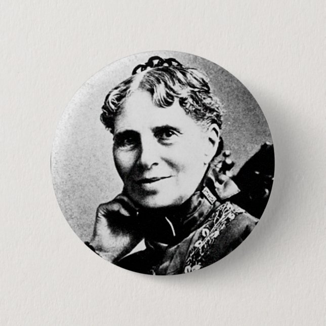 Barton ~ Clara Founder American Red Cross 6 Cm Round Badge (Front)