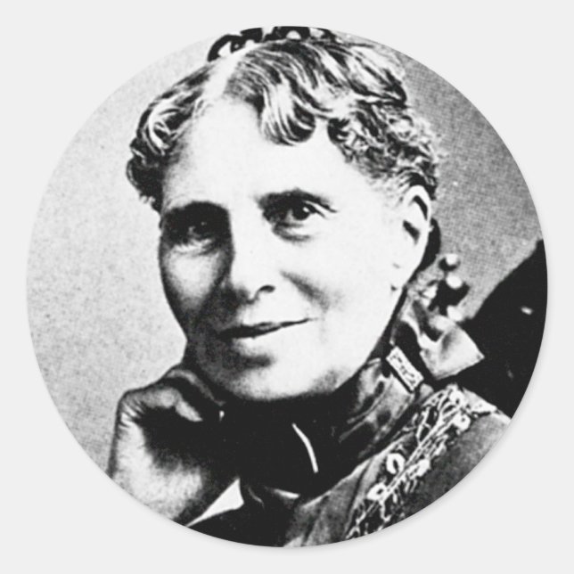 Barton ~ Clara Founder American Red Cross Classic Round Sticker (Front)