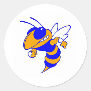 Bartow Yellow Jackets Classic Round Sticker