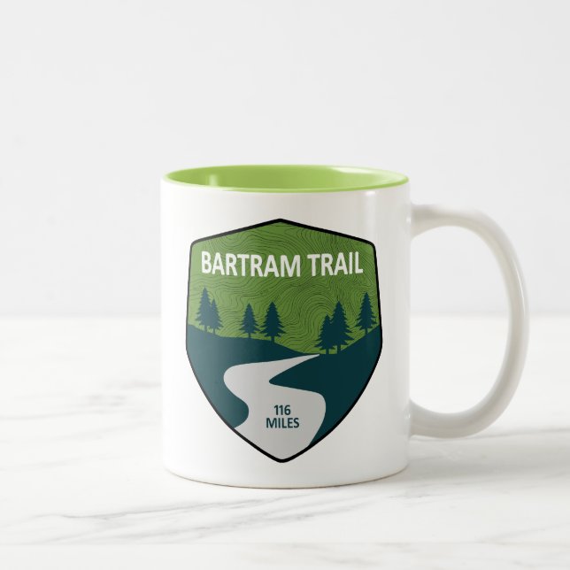 Bartram Trail Georgia North Carolina Two-Tone Coffee Mug (Right)
