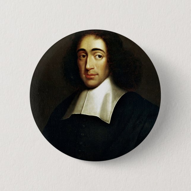 Baruch Spinoza 6 Cm Round Badge (Front)