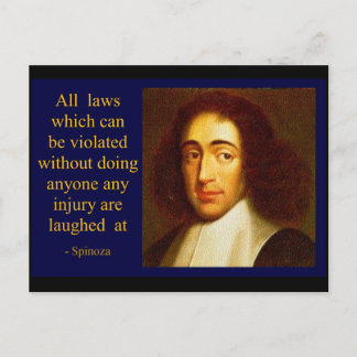 Baruch Spinoza Postcard