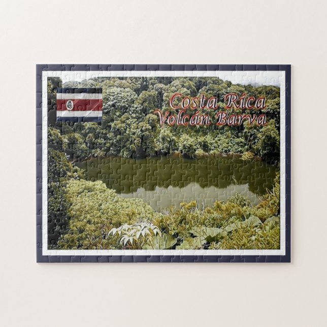 Barva Volcano - Costa Rica - Jigsaw Puzzle (Horizontal)