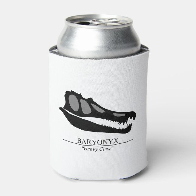 Baryonyx Skull Can Cooler (Can Front)
