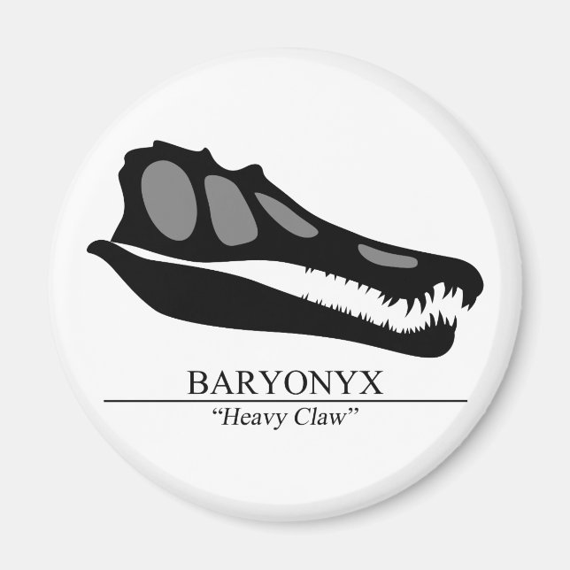 Baryonyx Skull Magnet (Front)