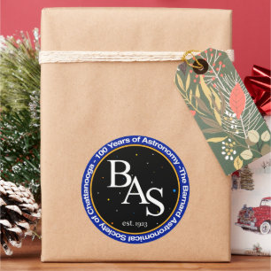 BAS 100 Year Logo Sticker